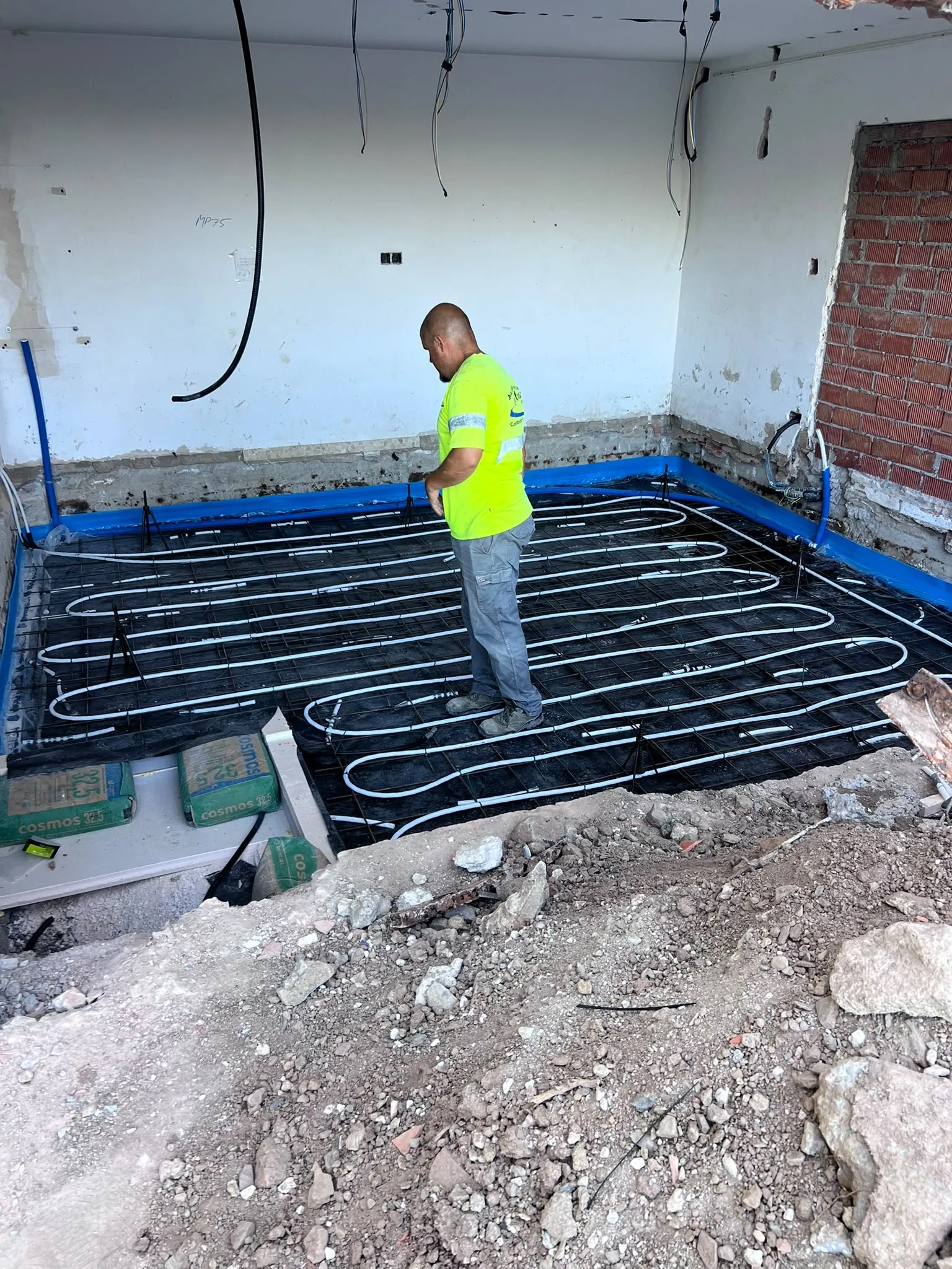 Water-based underfloor heating installation in Marbella – project photo 14